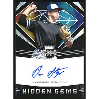 2020 Elite Extra Edition Hidden Gems Autographs #40 Gus Steiger