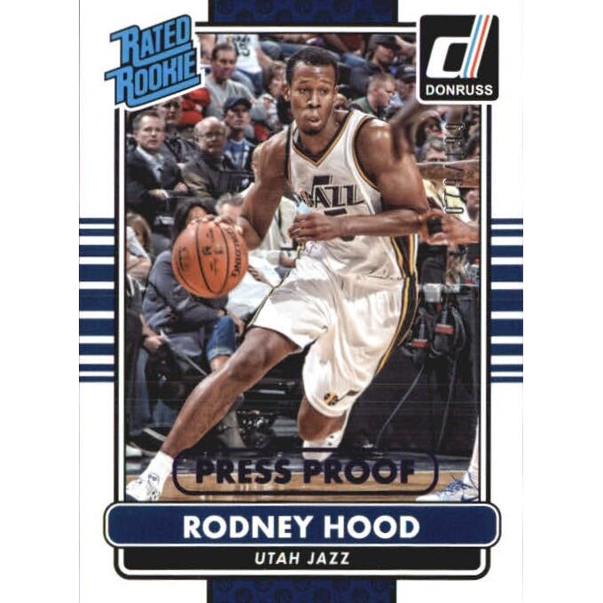 2014-15 Donruss Press Proofs Purple #216 Rodney Hood