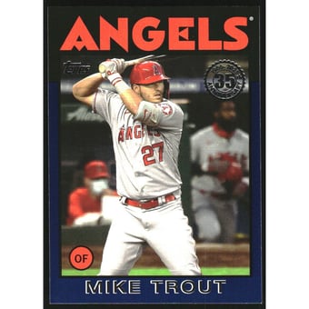 2021 Topps '86 Topps Blue #86B1 Mike Trout