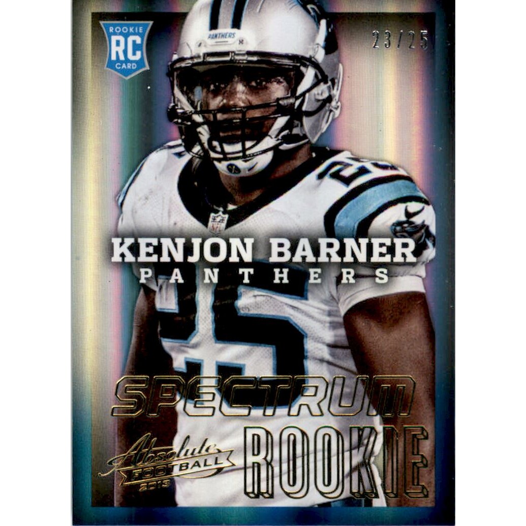 2013 Absolute Spectrum Gold #150B Kenjon Barner