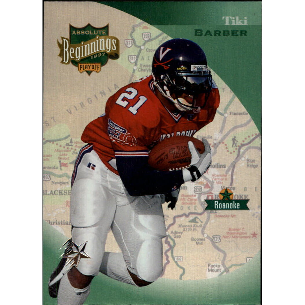 1997 Absolute Silver Redemption #6 Tiki Barber