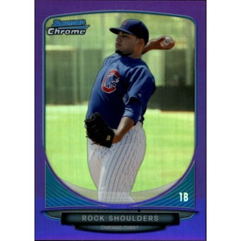 2013 Bowman Chrome Prospects Purple Refractors #BCP178 Rock Shoulders