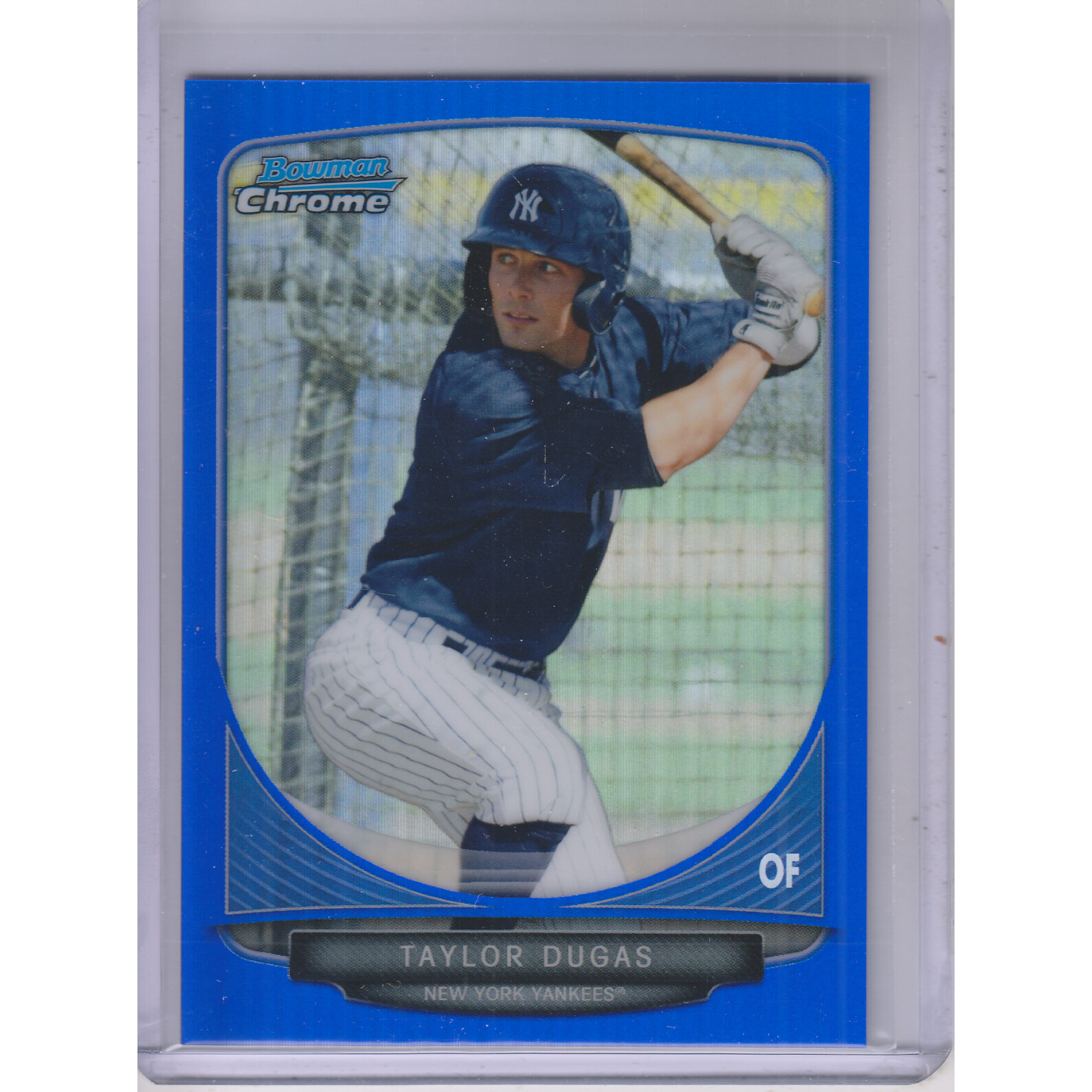 2013 Bowman Chrome Prospects Blue Refractors #BCP155 Taylor Dugas