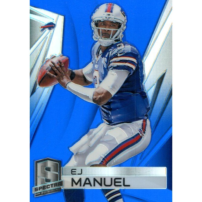 2014 Panini Spectra Prizms Blue #148 EJ Manuel