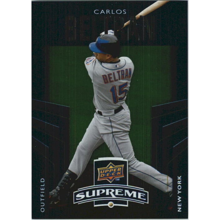 2010 Upper Deck Supreme Blue #S28 Carlos Beltran. rookie card picture