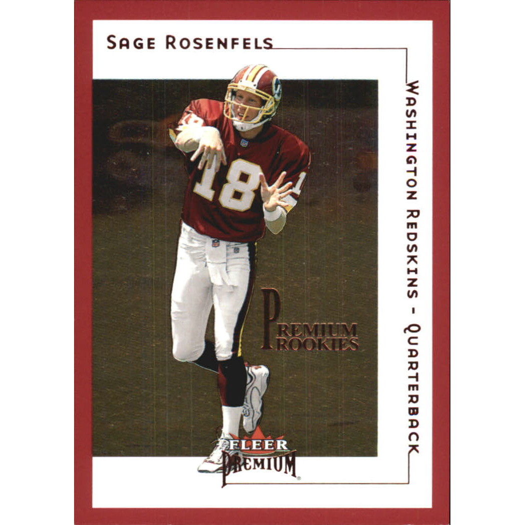 2001 Fleer Premium Star Ruby #235 Sage Rosenfels. rookie card picture