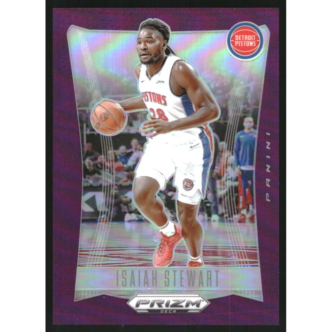 2023-24 Panini Prizm Deca Prizms Purple #19 Isaiah Stewart
