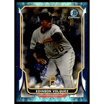 2014 Bowman Chrome Bubble Refractors #180 Edinson Volquez