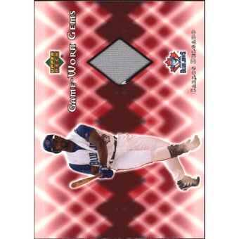 2002 Upper Deck Game Worn Gems #GCD Carlos Delgado