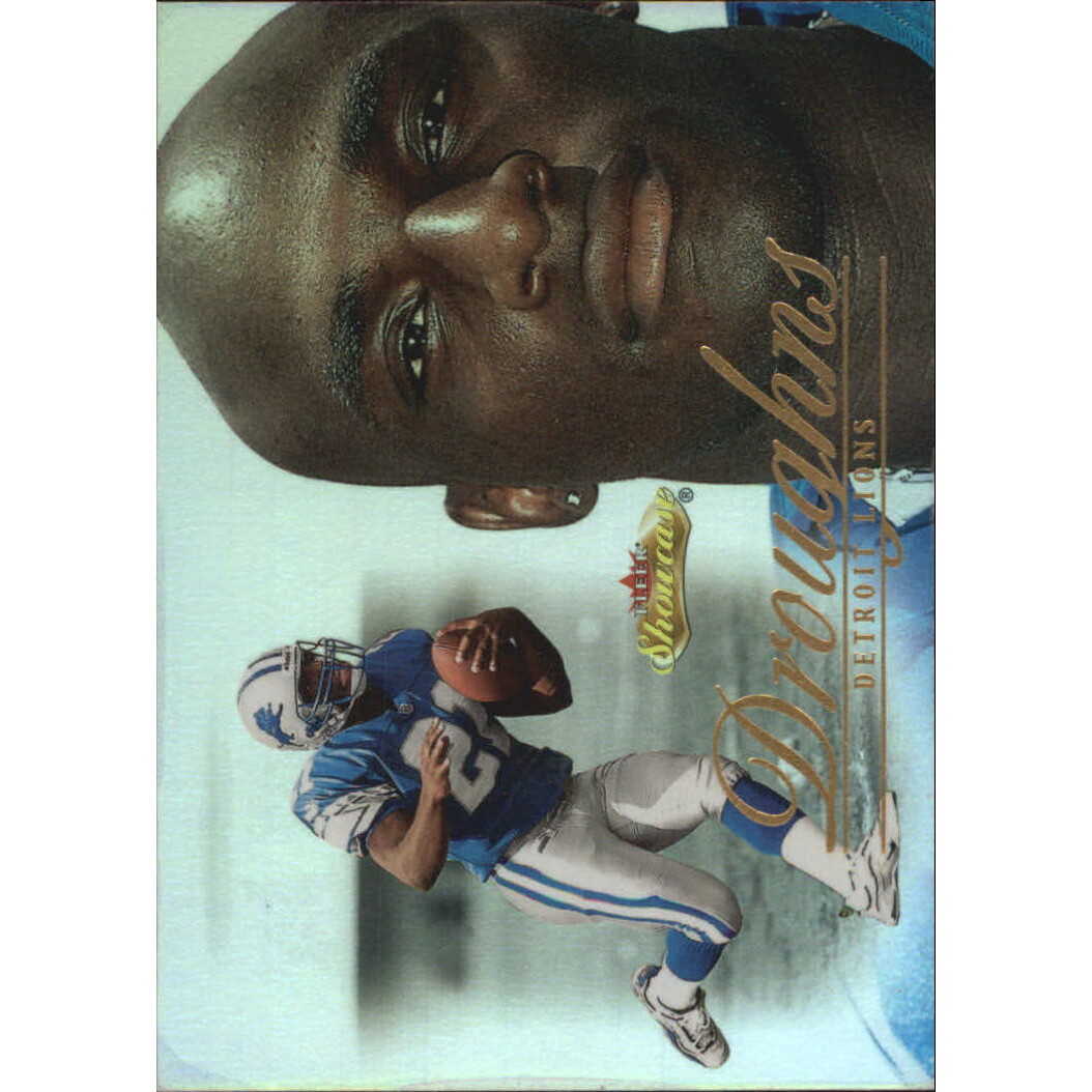 2000 Fleer Showcase Rookie Showcase Firsts #10 Reuben Droughns. rookie card picture