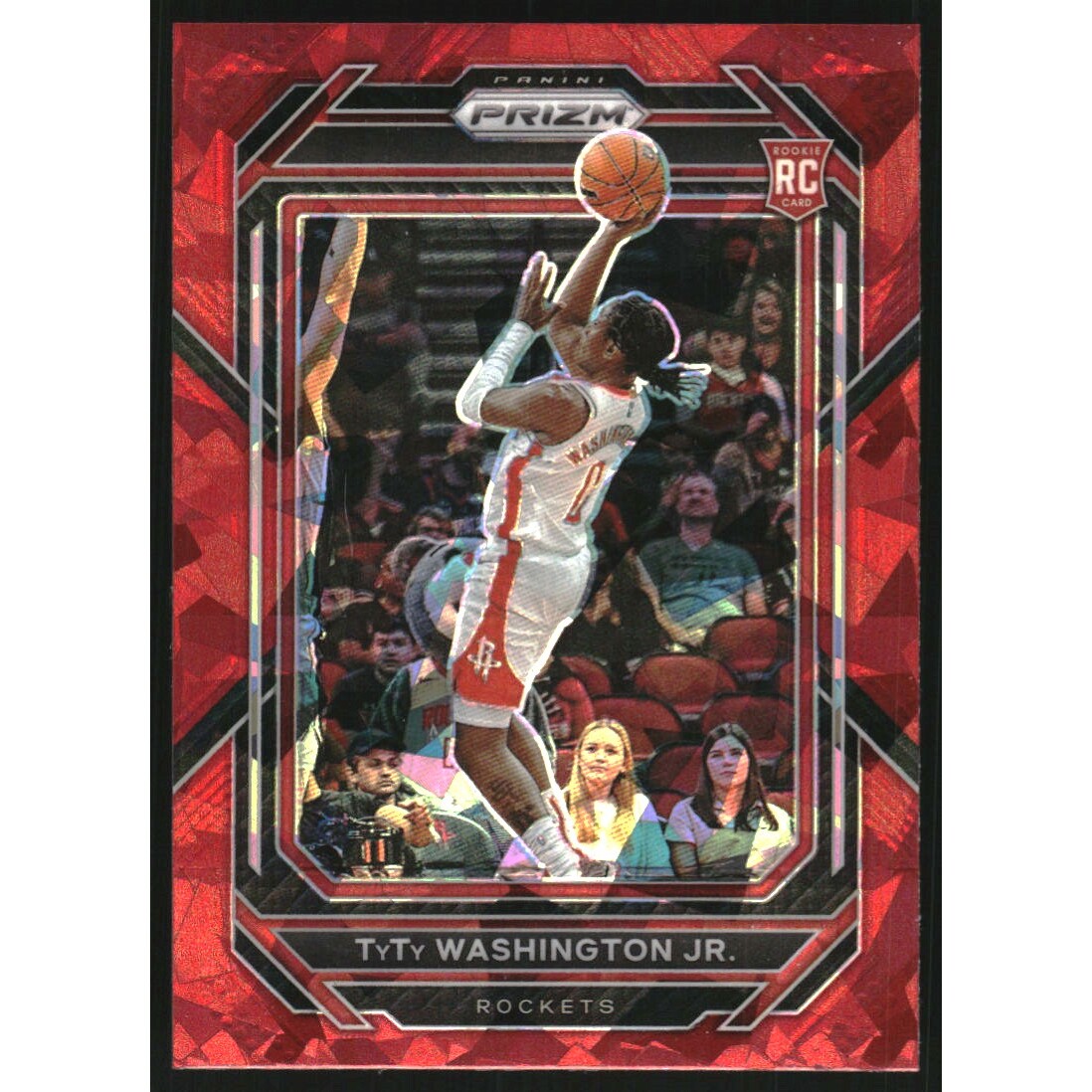 2022-23 Panini Prizm Prizms Red Ice #243 TyTy Washington Jr. 2022-23 Panini Prizm Prizms Red Ice #243 TyTy Washington Jr.