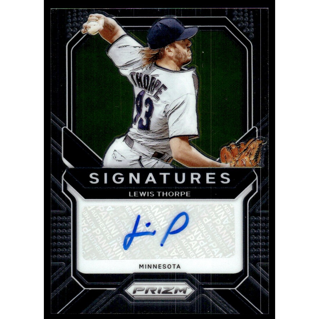 2021 Panini Prizm Signatures #13 Lewis Thorpe. rookie card picture
