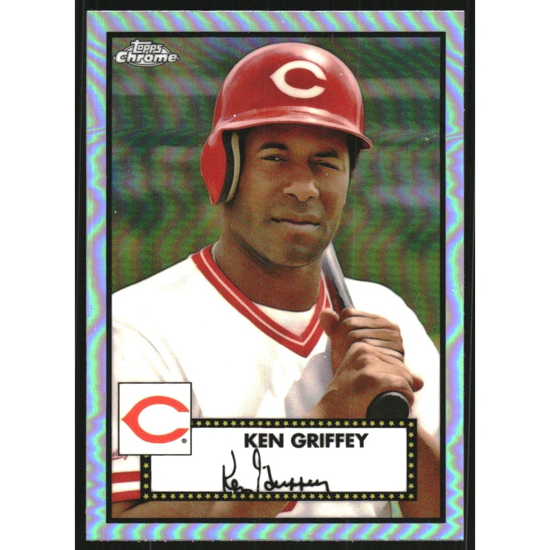 2021 Topps Chrome Platinum Anniversary Refractors #480 Ken Griffey. rookie card picture