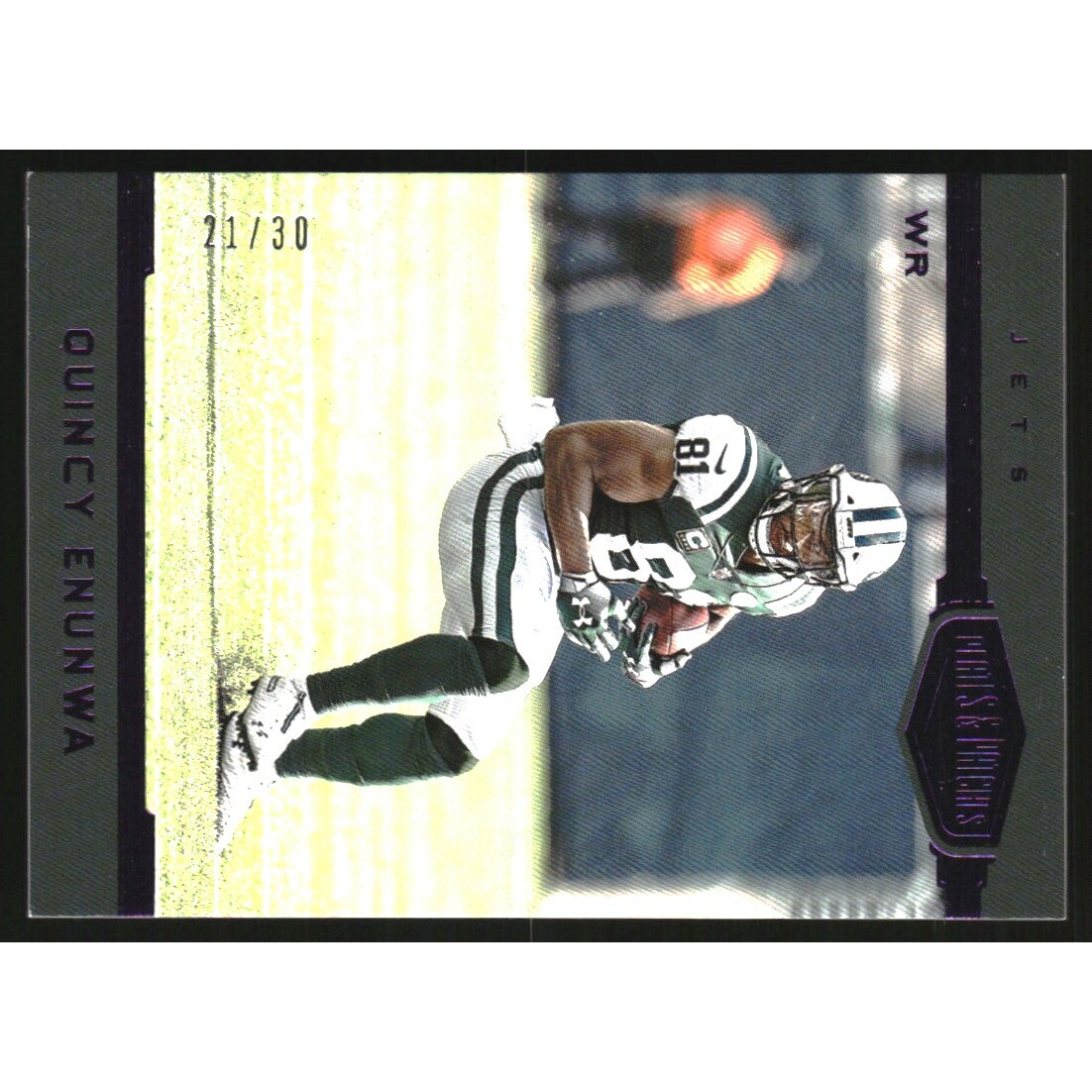 2018 Panini Plates and Patches Purple #149 Quincy Enunwa. rookie card picture