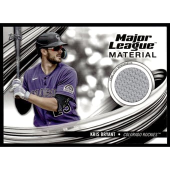 2023 Topps Update Major League Material #MLMKB Kris Bryant