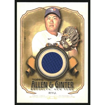 2021 Topps Allen and Ginter Relics #AGAHJR Hyun-Jin Ryu