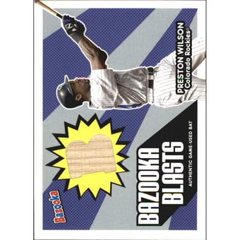 2005 Bazooka Blasts Bat Relics #PW Preston Wilson B