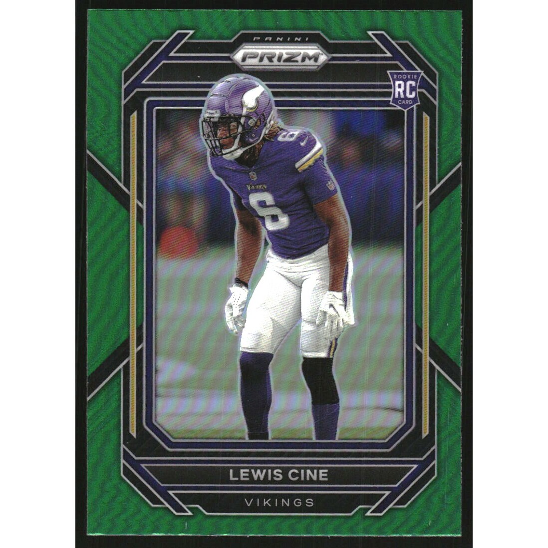 2022 Panini Prizm Prizms Green #380 Lewis Cine