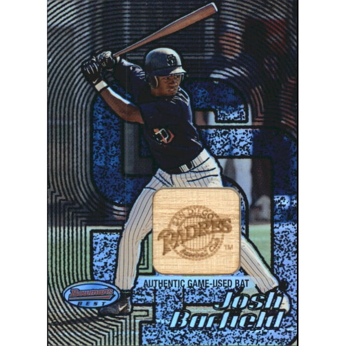 2002 Bowman's Best Blue #128 Josh Barfield Bat. rookie card picture
