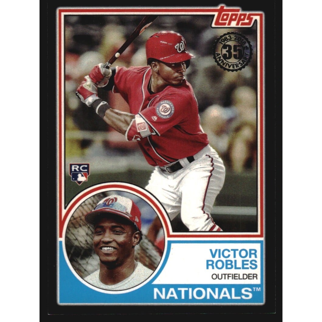 2018 Topps '83 Topps Black #8385 Victor Robles. rookie card picture