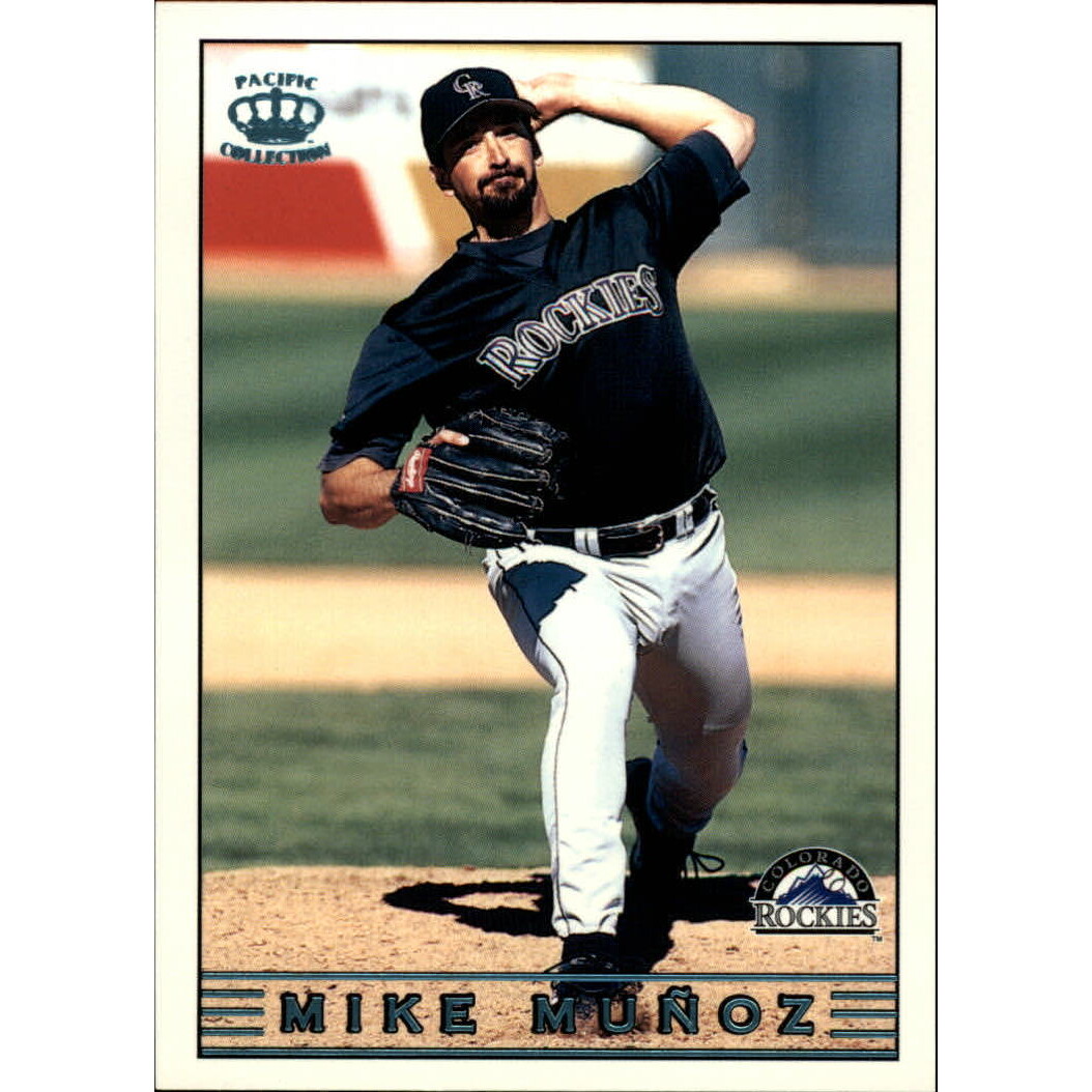 1999 Pacific Crown Collection Platinum Blue #98 Mike Munoz