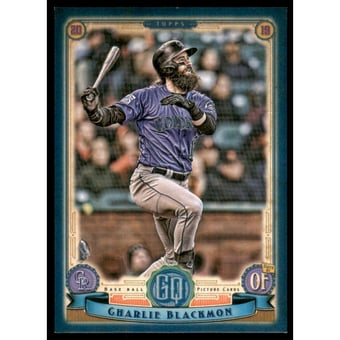 2019 Topps Gypsy Queen Indigo #11 Charlie Blackmon
