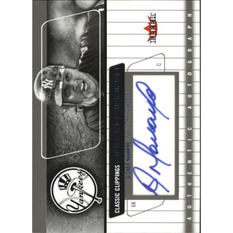 2005 Classic Clippings Diamond Signings Single Blue #DN Dioner Navarro