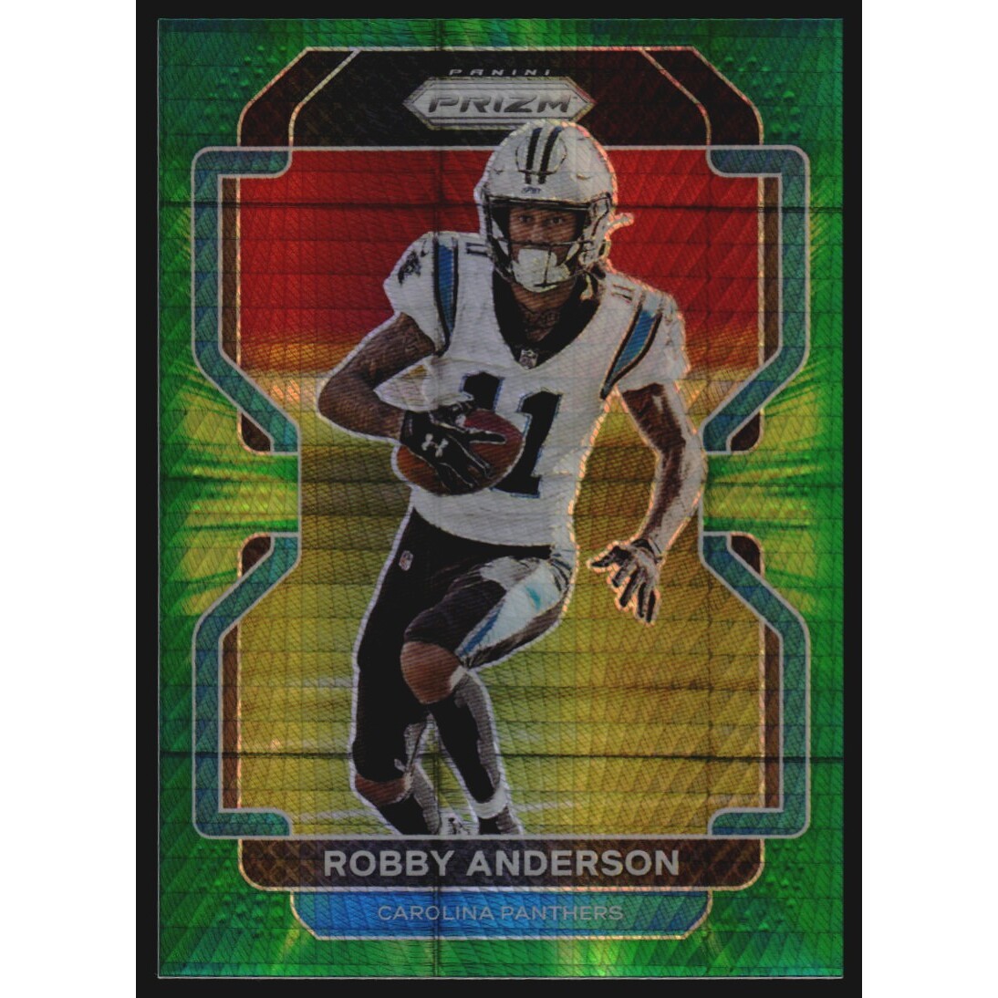 2021 Panini Prizm Prizms Hyper #312 Robby Anderson