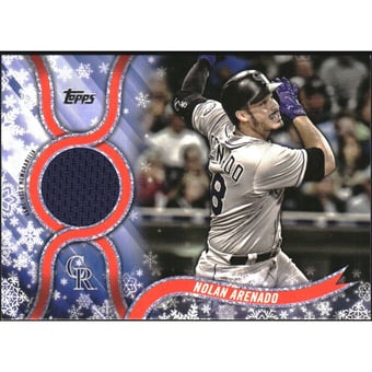 2018 Topps Walmart Holiday Snowflake Relics #RNA Nolan Arenado