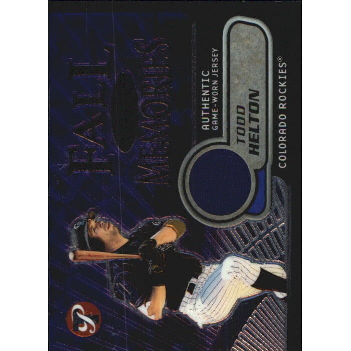 2002 Topps Pristine Fall Memories #TH Todd Helton Jsy B