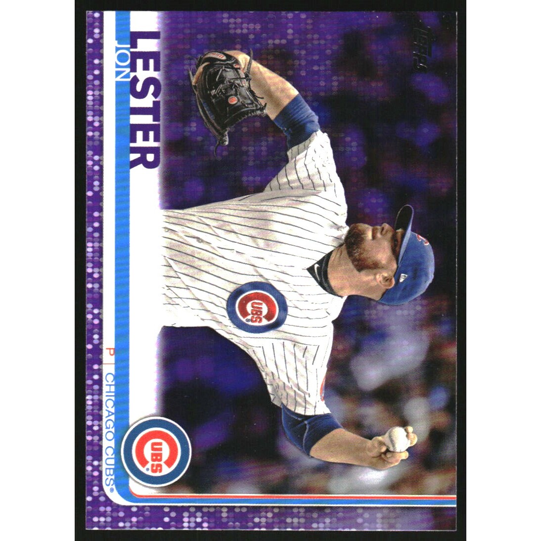 2019 Topps Meijer Purple #40 Jon Lester. rookie card picture