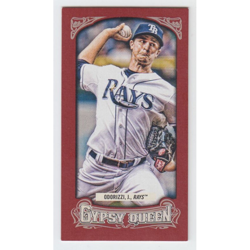 2014 Topps Gypsy Queen Mini Red #223 Jake Odorizzi. rookie card picture
