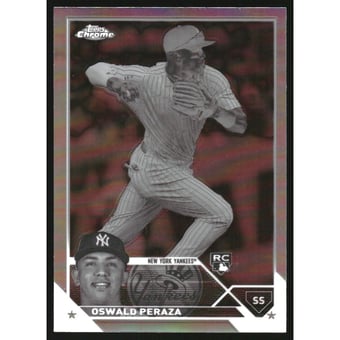 2023 Topps Chrome Negative Refractors #132 Oswald Peraza