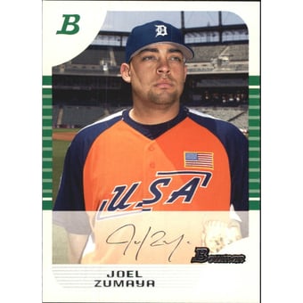 2005 Bowman Draft White #BDP131 Joel Zumaya PROS