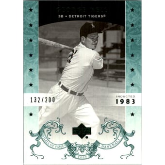 2005 Upper Deck Hall of Fame Green #31 George Kell