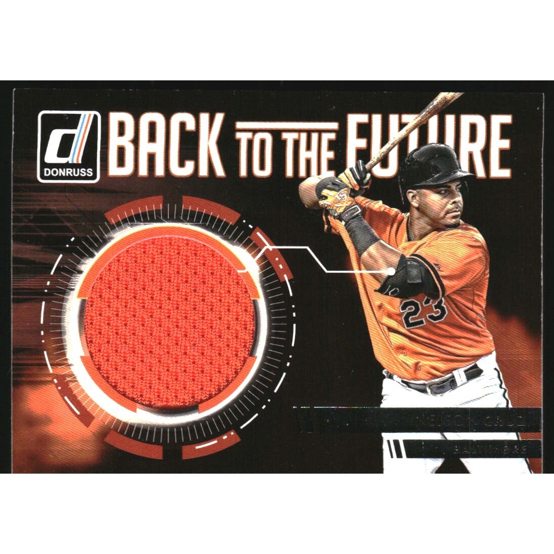 2016 Donruss Back to the Future Materials #BFNC Nelson Cruz