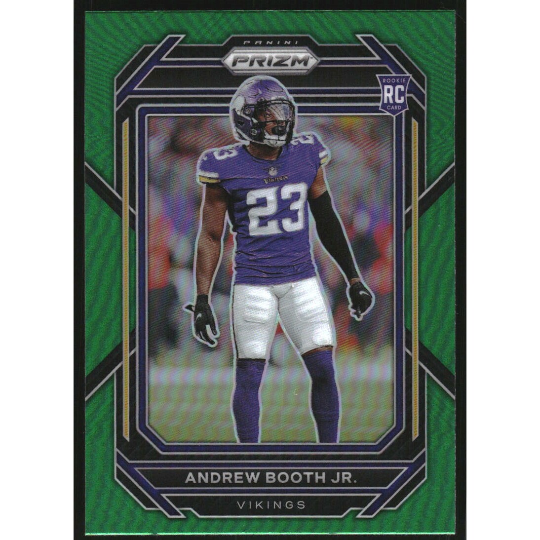 2022 Panini Prizm Prizms Green #387 Andrew Booth Jr.