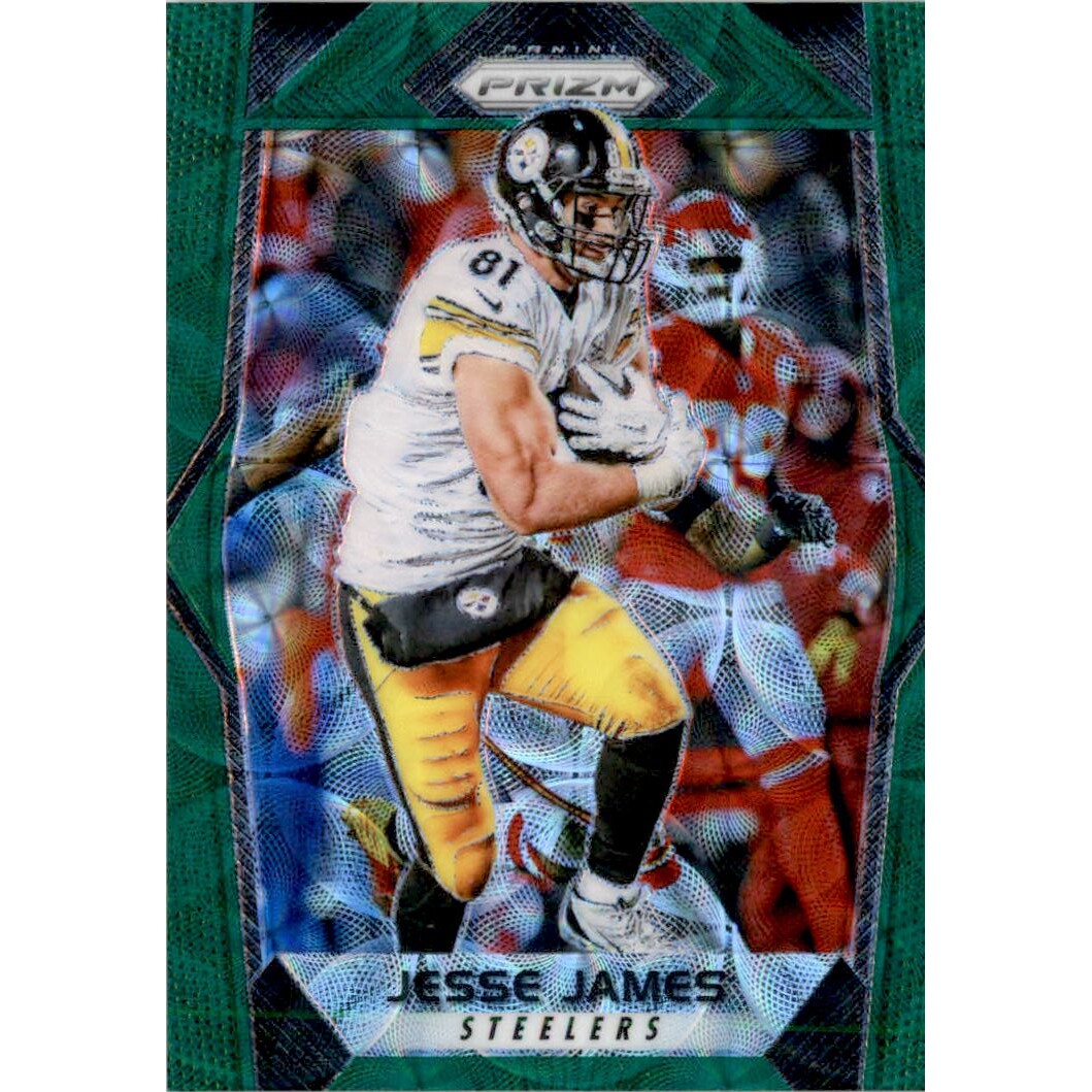 2017 Panini Prizm Prizms Green Scope #85 Jesse James