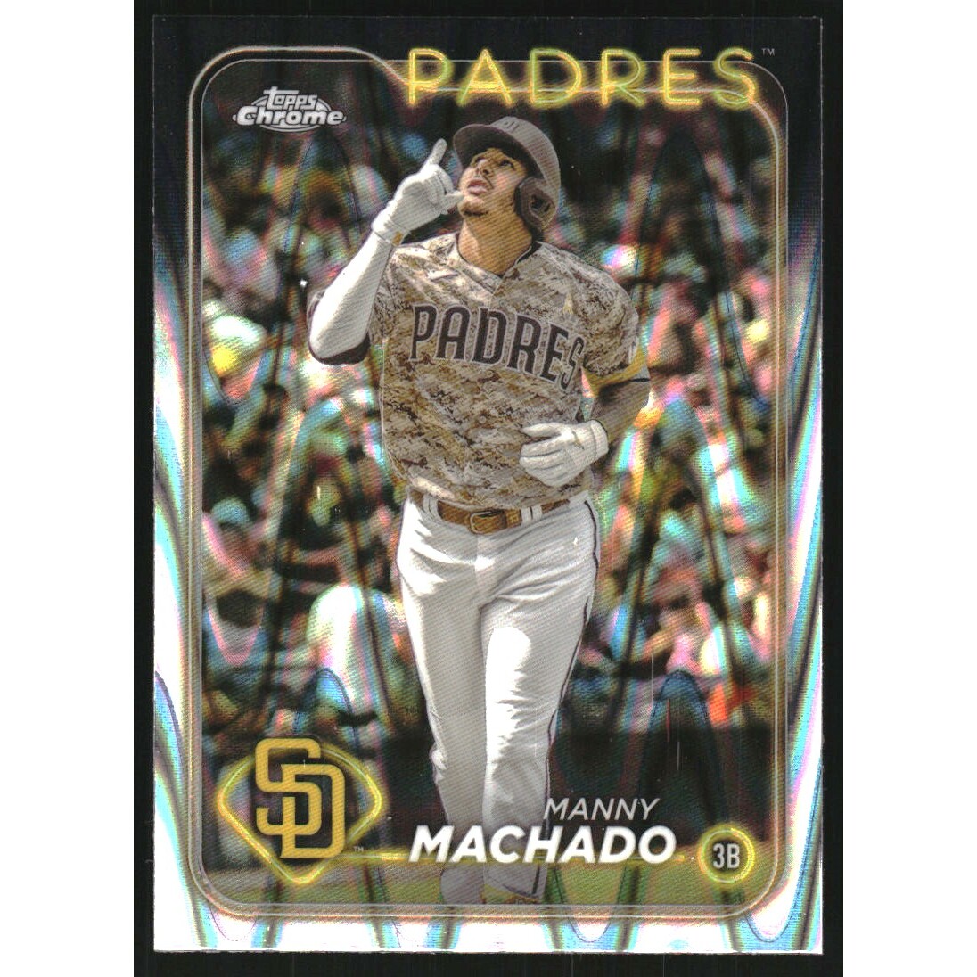 2024 Topps Chrome RayWave Refractors #12 Manny Machado