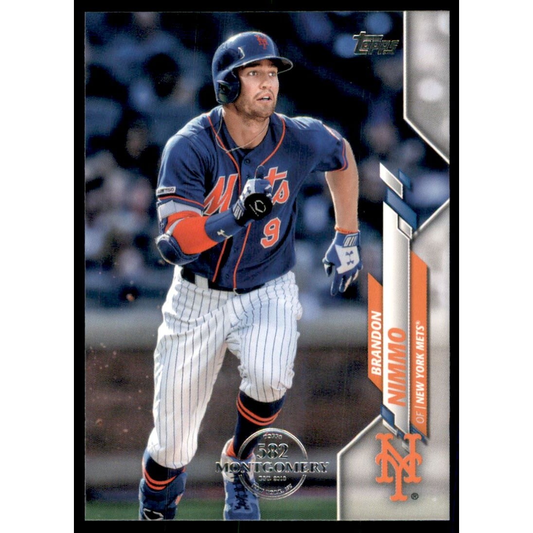 2020 Topps Factory Set 582 Montgomery Club #660 Brandon Nimmo
