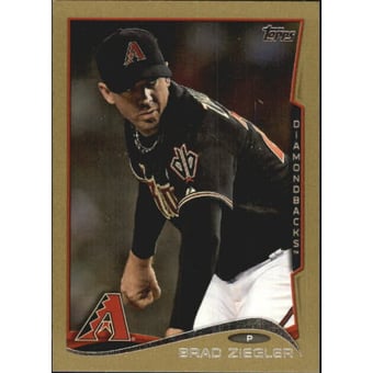 2014 Topps Mini Gold #556 Brad Ziegler