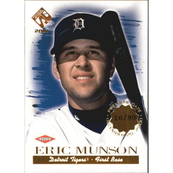 2001 Private Stock Premiere Date #135 Eric Munson