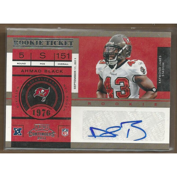 2011 Playoff Contenders #104 Ahmad Black AU RC