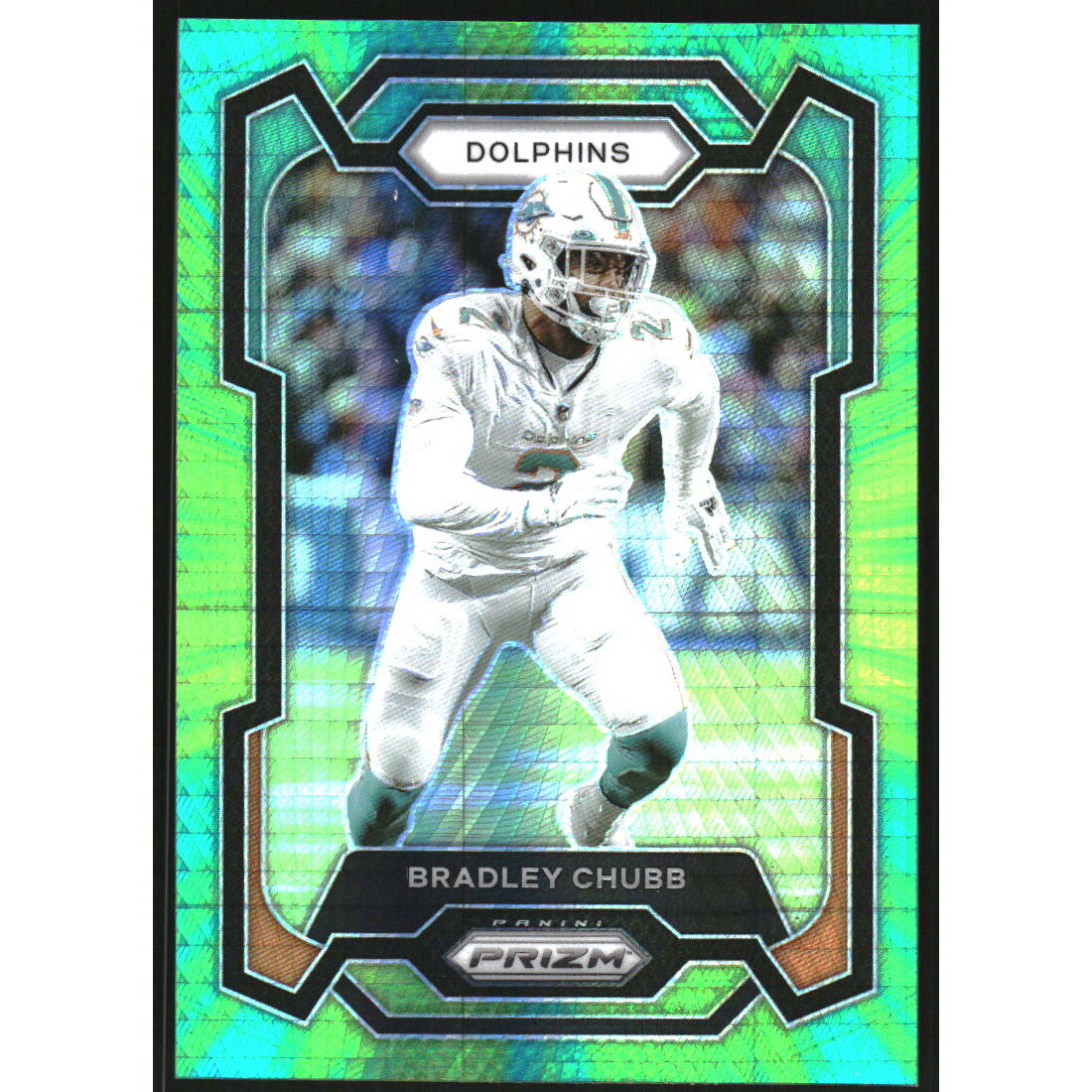 2023 Panini Prizm Prizms Hyper #186 Bradley Chubb