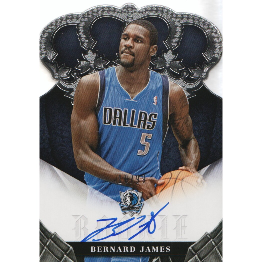 2012-13 Panini Preferred #406 Bernard James CR AU/99