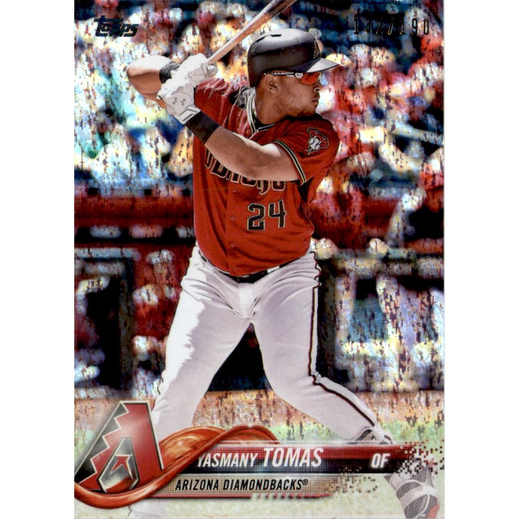 2018 Topps Factory Set Foilboard #566 Yasmany Tomas
