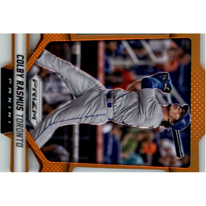 2014 Panini Prizm Prizms Orange Die Cut #110 Colby Rasmus. rookie card picture