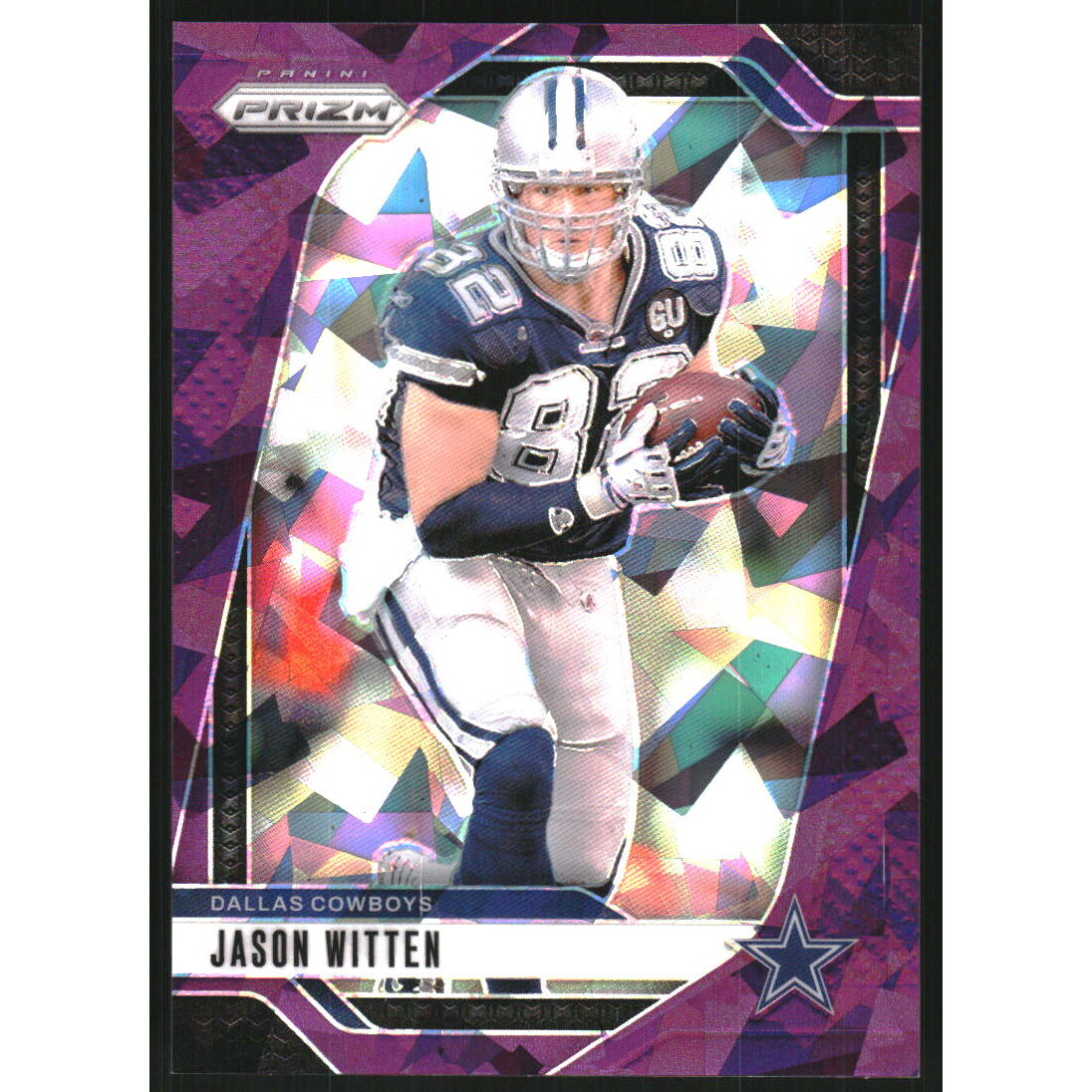2024 Panini Prizm Prizms Purple Ice #80 Jason Witten