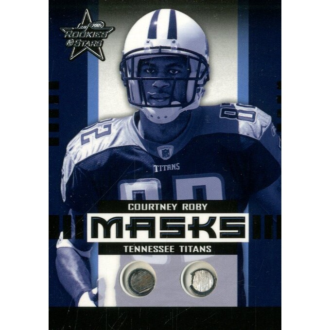 2005 Leaf Rookies and Stars Masks #M10 Courtney Roby