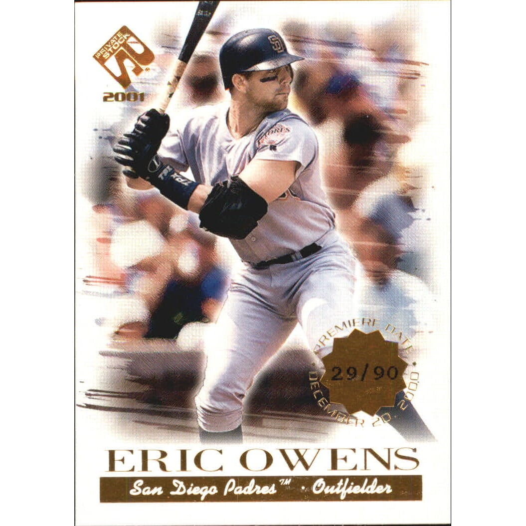 2001 Private Stock Premiere Date #105 Eric Owens